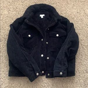 Top shop corduroy Sherpa jacket